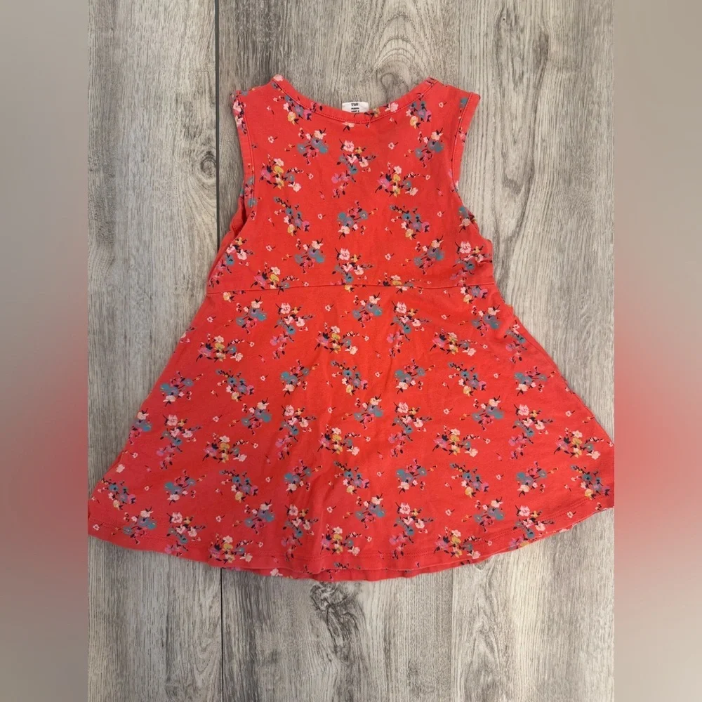 GAP Kids Casual Floral Dress - Red